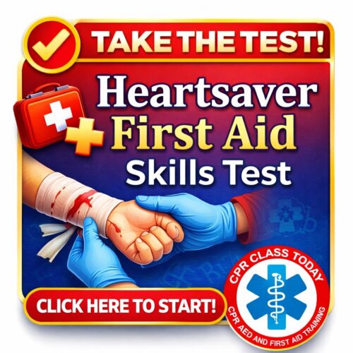HEARTSAVER FIRST AID SKILLS TEST SESSIONS