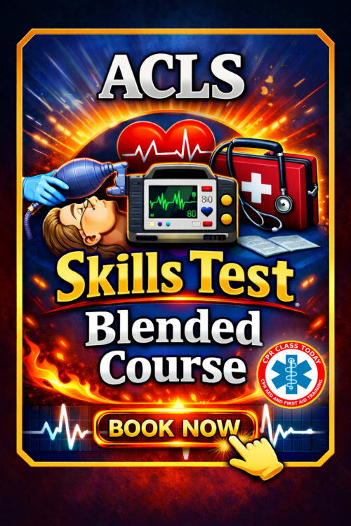 ACLS SKILLS TEST BLENDED COURSE
