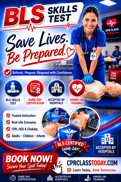 BLS SKILLS TEST BLENDED COURSE