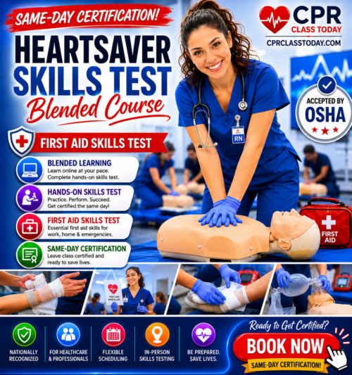 HEARTSAVER FIRST AID SKILLS TEST SESSIONS