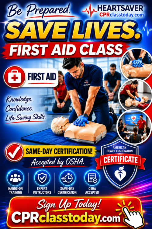 HEARTSAVER FIRST AID CLASS